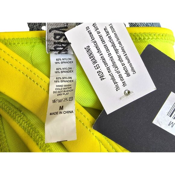 Forplay NWT Yellow Bikini Top Bralette With Buckle Detail Size S - Picture 7 of 7